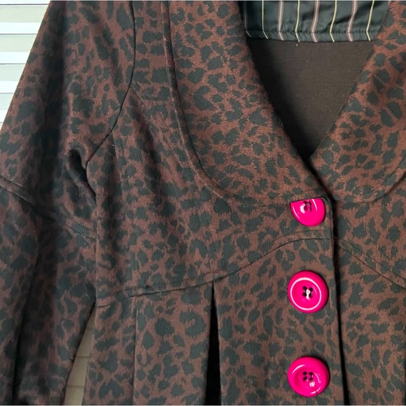 IVY JANE CHEETAH PRINT COAT - Picture 5 of 10
